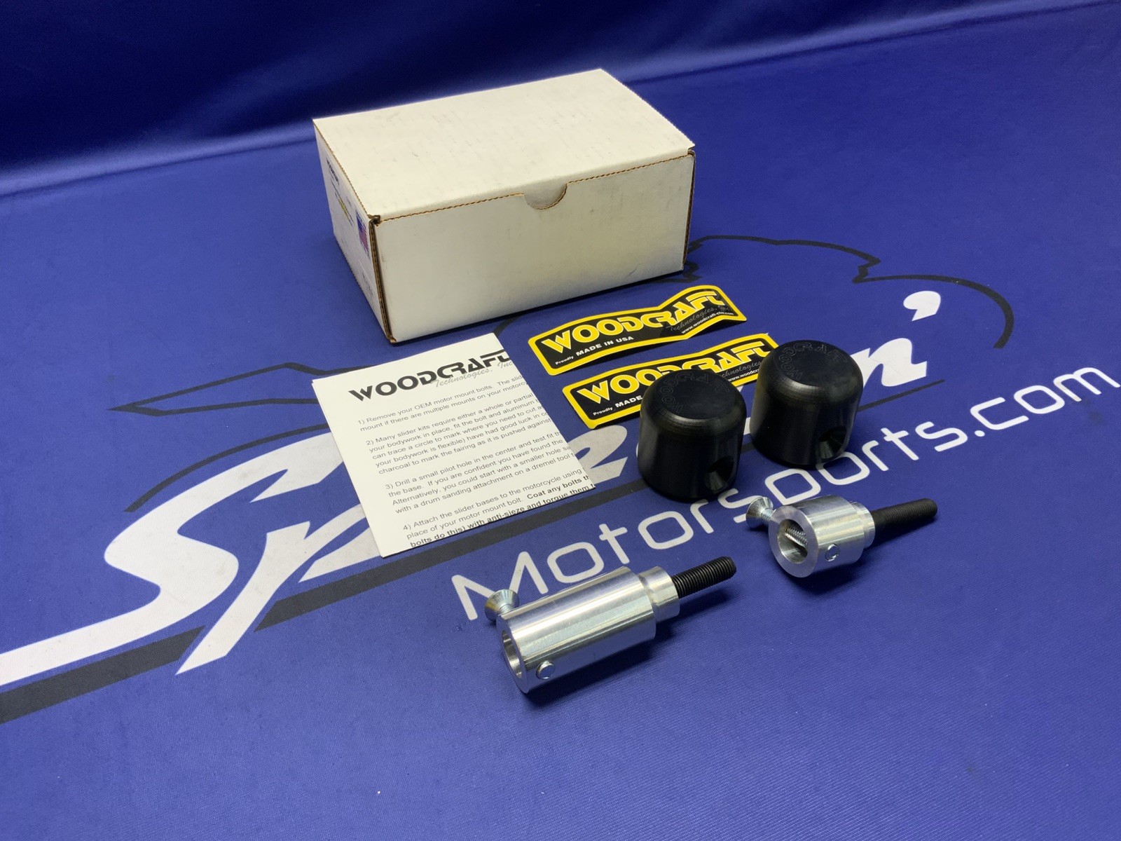 Woodcraft Technologies Frame Slider Kit W/ Short Pucks 2006-2025 50-0449