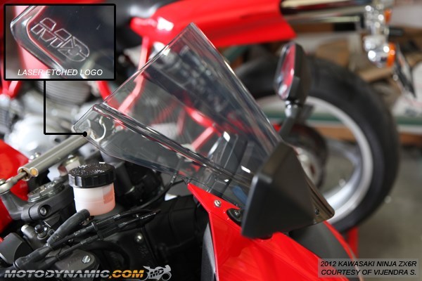 Motodynamic Race Series Windscreens Windshield Ninja ZX6R ZX10R 2009-2012 SMOKE