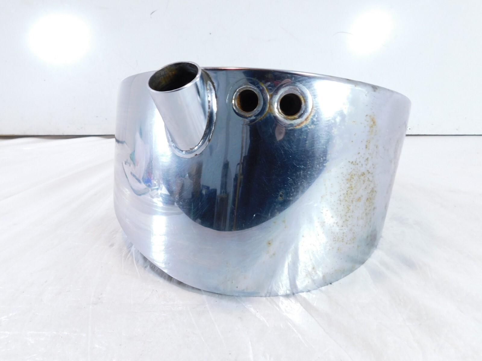 Harley Davidson Softail Heritage Classic Springer Chrome Oil Tank Bag Reservoir
