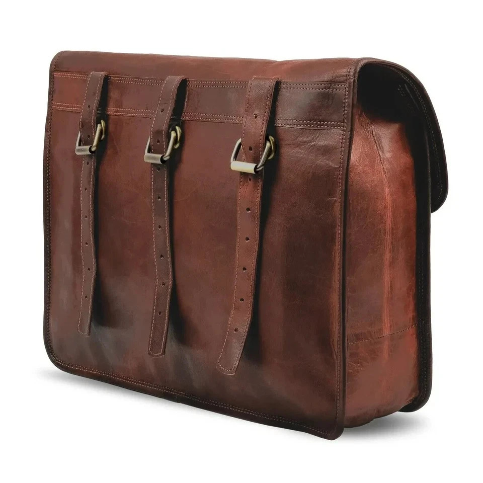 Universal Throw Over Leather Saddlebags for Harley Honda Yamaha Suzuki 2pcs,