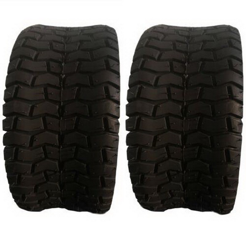 2-Pack 15×6.00-6 4-Ply Turf Tires for Lawn Mower & Go Kart