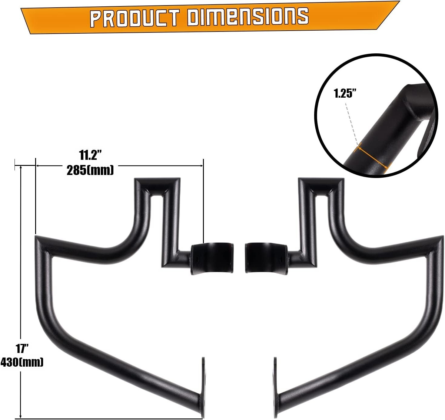 NEW Highway Engine Guard Crash Bar FOR Indian Scout 2015-2023 Scout Sixty 16-23