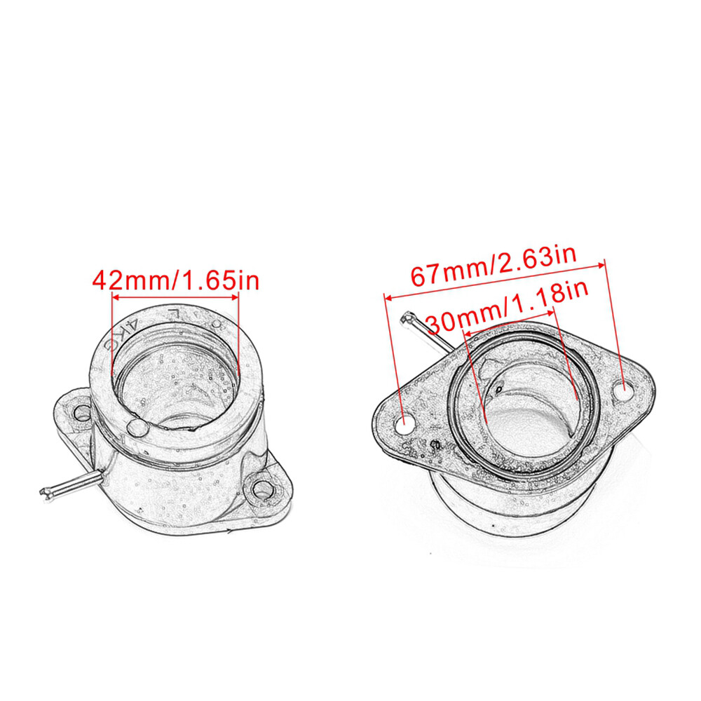 Carb Holder Intake Manifold Boots For Yamaha XJR1200 XJR1300 94-01 4KG-13586-00