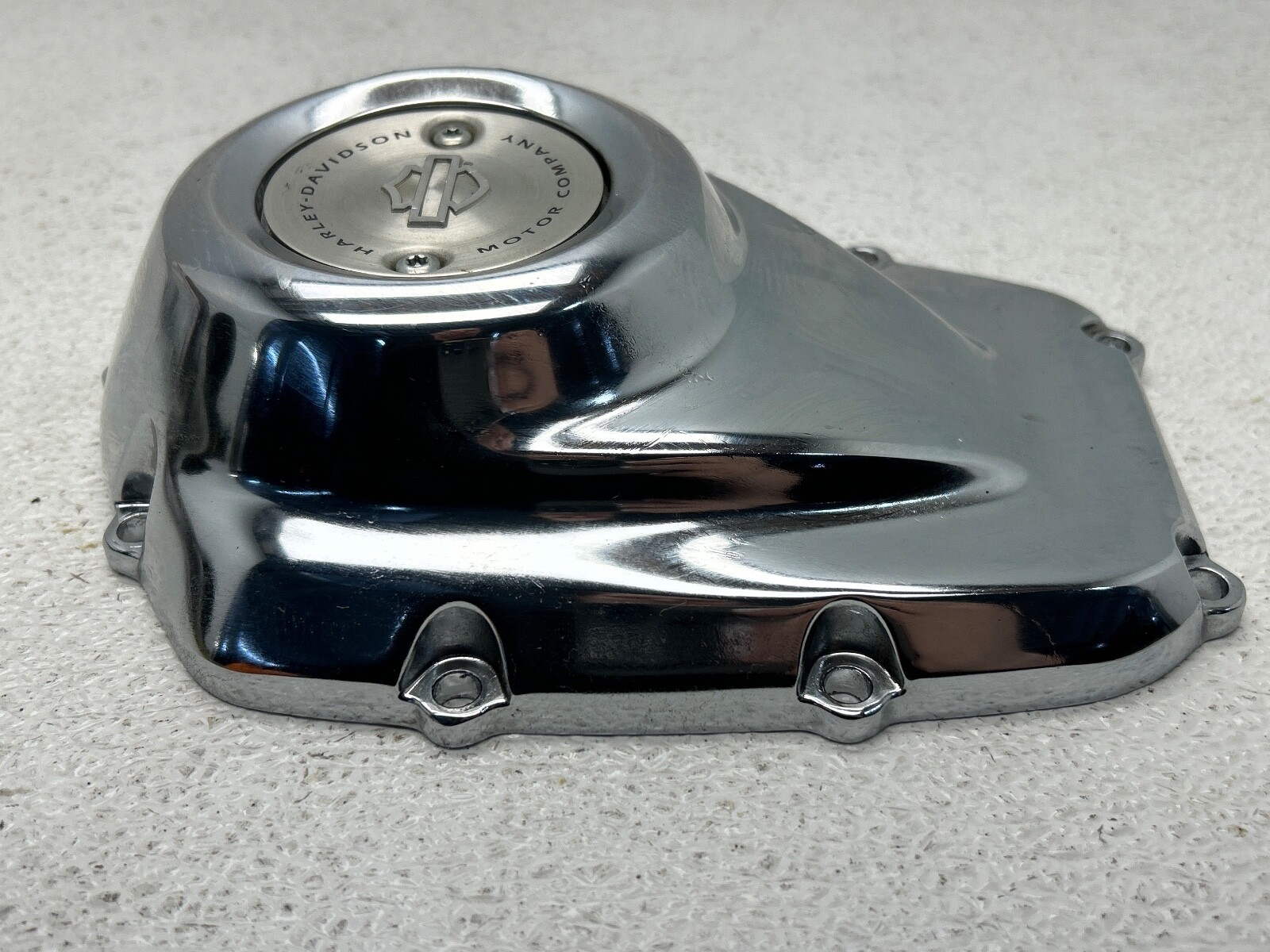 17-23 HARLEY TOURING DYNA SOFTAIL ENGINE MOTOR CAM SHAFT PLATE COVER CHROME