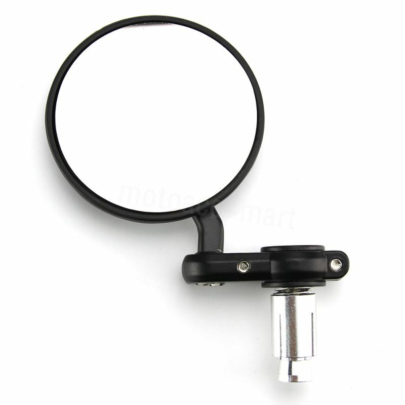 Pair 7/8″ Handlebar End Rear View Mirror For Dirt Pit Bike Off Road ADV Street