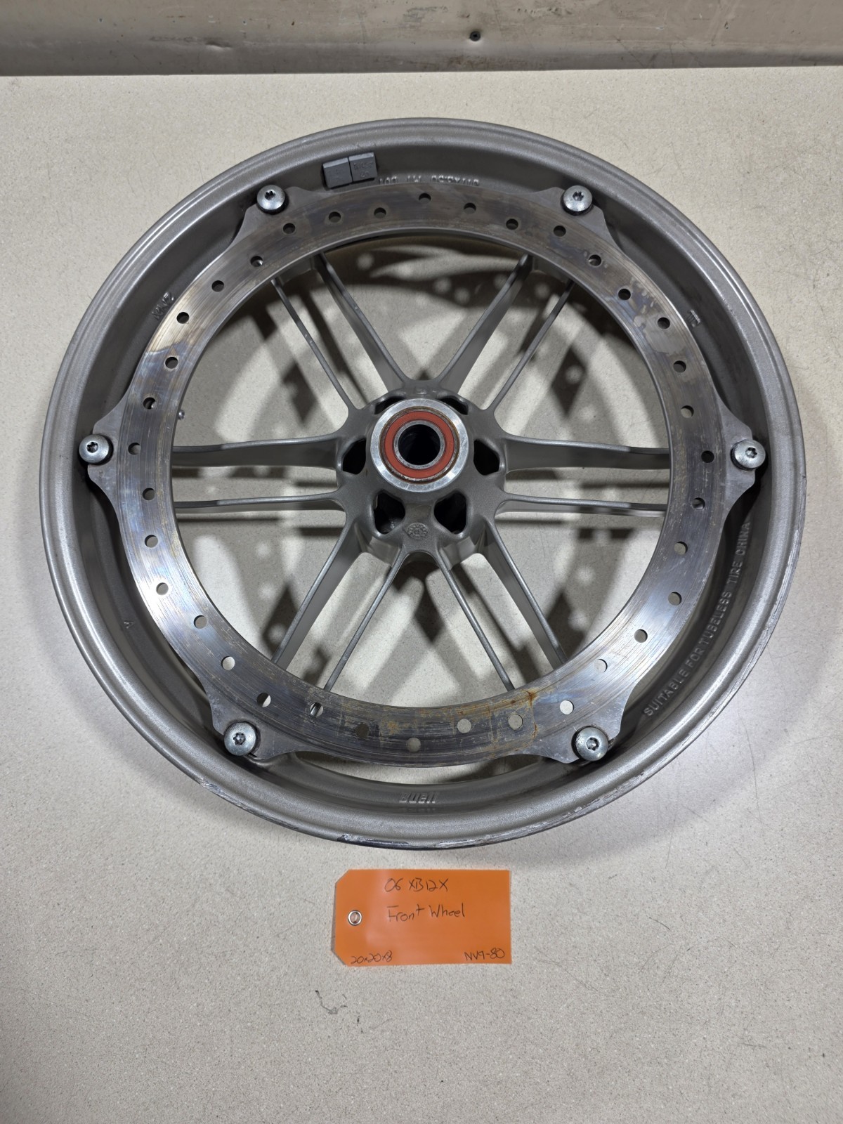 2006 Buell Ulysses XB12 XB12X Front Wheel Rim Magnesium Tone #NV9-80