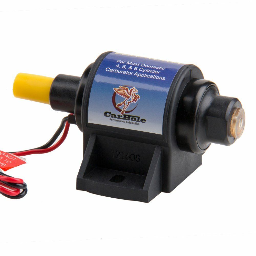 4-7 PSI Universal Electric Fuel Pump For w/Carburetor 35 GPH 12V Micro Fuel Pump