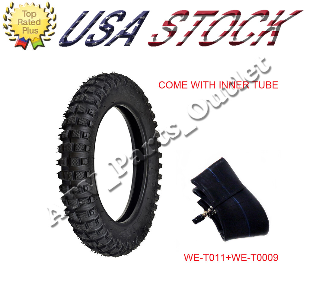 2.5×10″ 2.50-10 Tire Inner Tube Honda XR50 CRF50 XR CRF 50 SDG 107 Dirt Bike