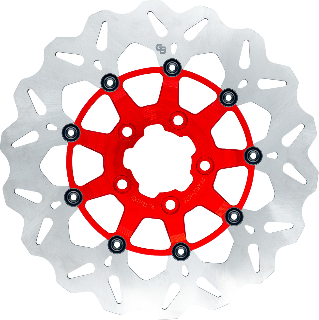 Gbrakes GBDU029 Wave Brake Rotor – Front – 12-1/2″ – Red