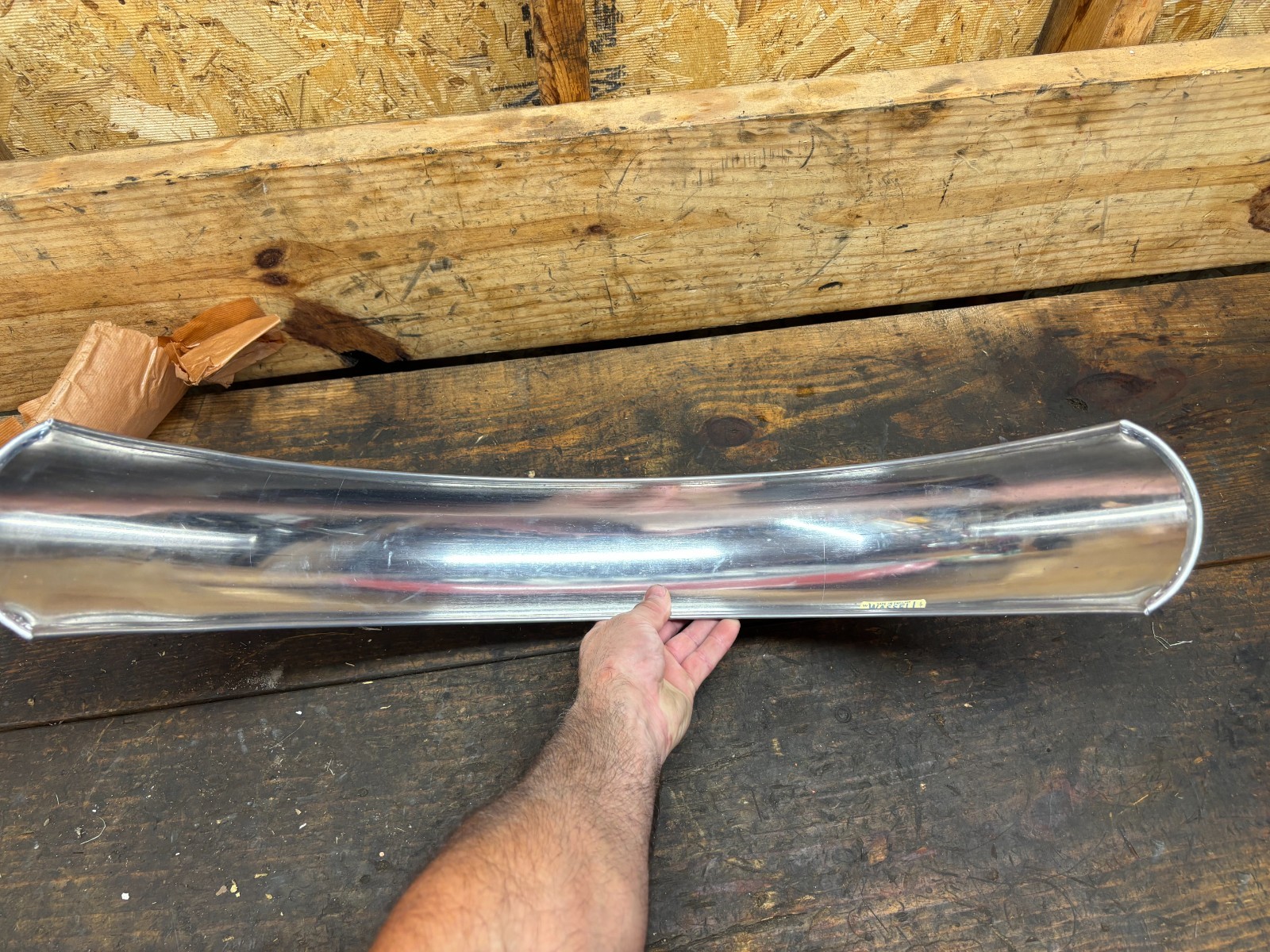 NOS Wassell Aluminum Fender Alloy Vintage 4″ BSA Triumph Harley Flat Track