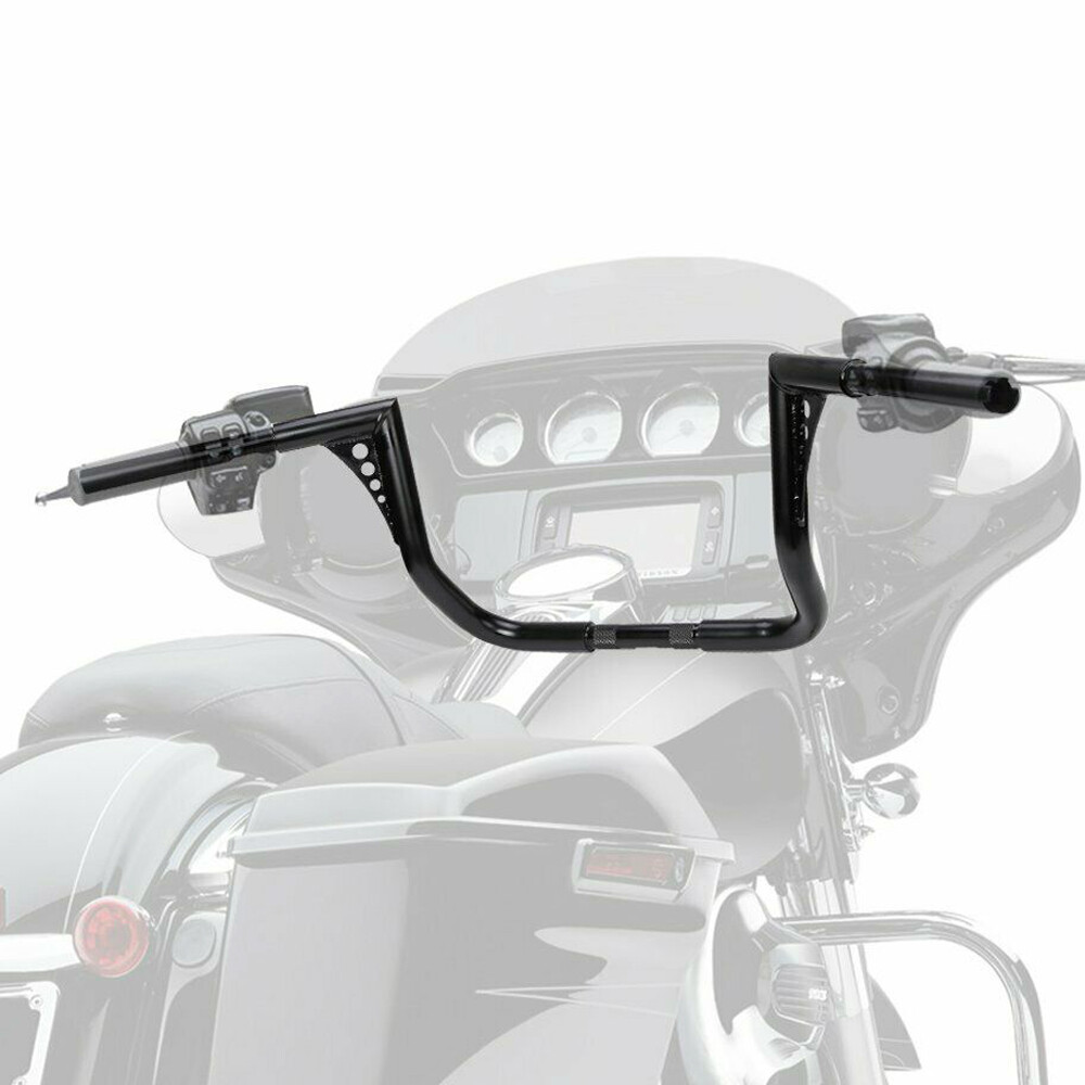 12/14/16″ In Rise Ape Hanger HandleBars For Harley Touring Electra Street Glide