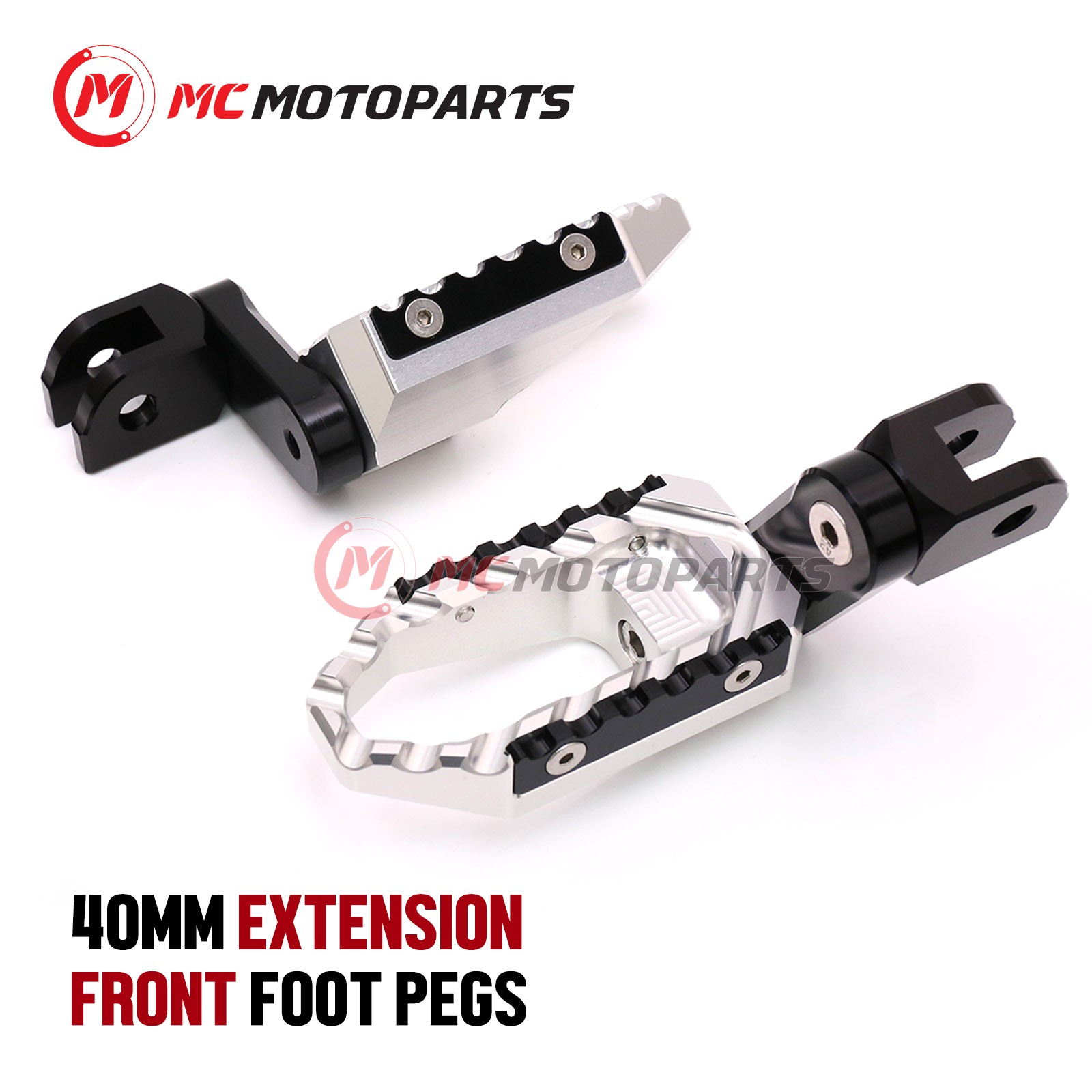 For Ducati Hypermotard 1100 /S/EVO 2008-2014 1.5in Lowering Rider Wide Foot Pegs