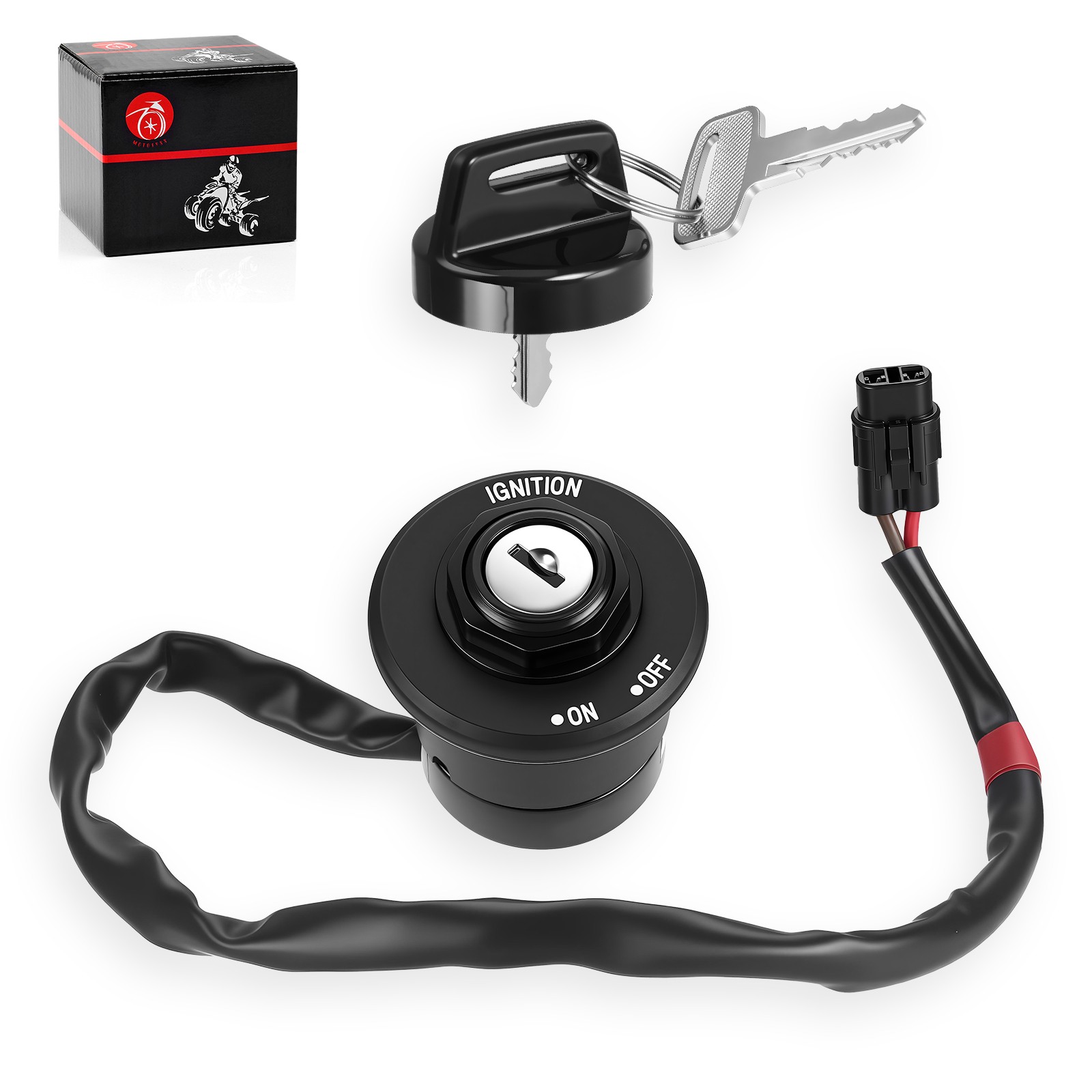 Ignition Switch Assembly With 2 Keys For Yamaha TTR50E 2006-2024 1P6-H2510-13-00