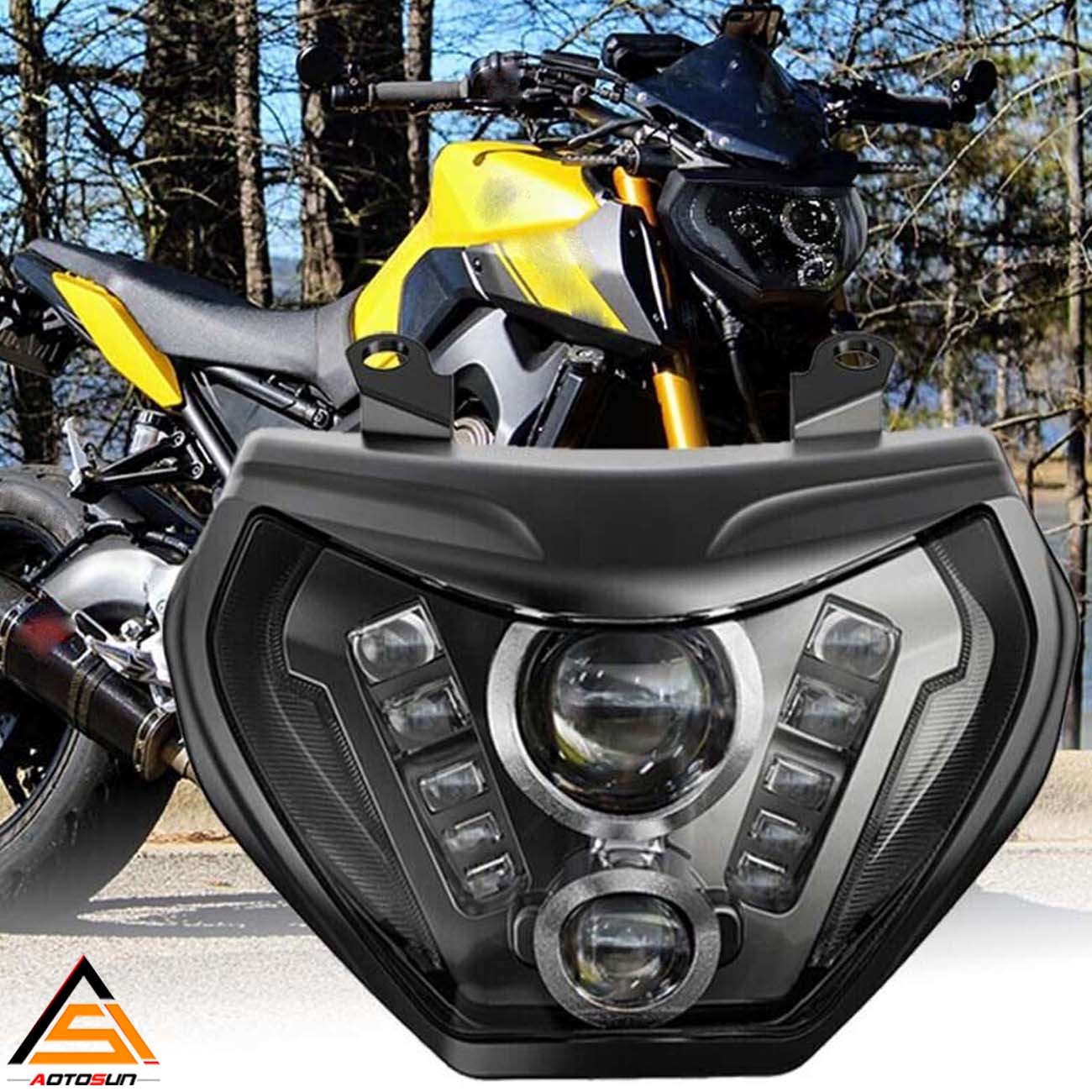 LED Headlight DRL Sealed Assembly For Yamaha MT09 FZ09 2014 2015 2016 MT07 2019