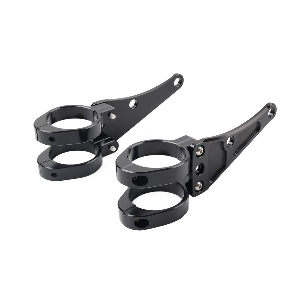 49MM Motorcycle Headlight Bracket Mount Clamp Fork Tube Holder For Harley