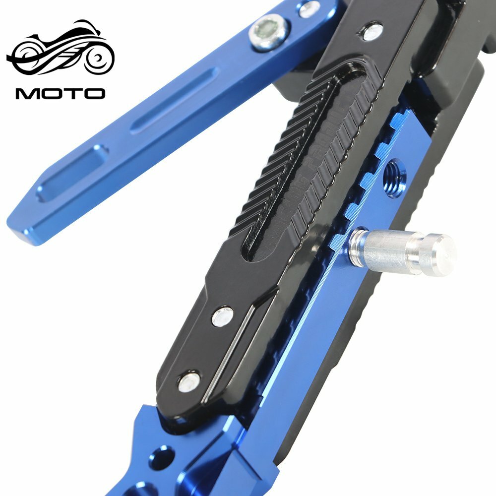 Motorcycle CNC Aluminum Alloy Kickstand Foot Side Support Kick Stand Adjustable