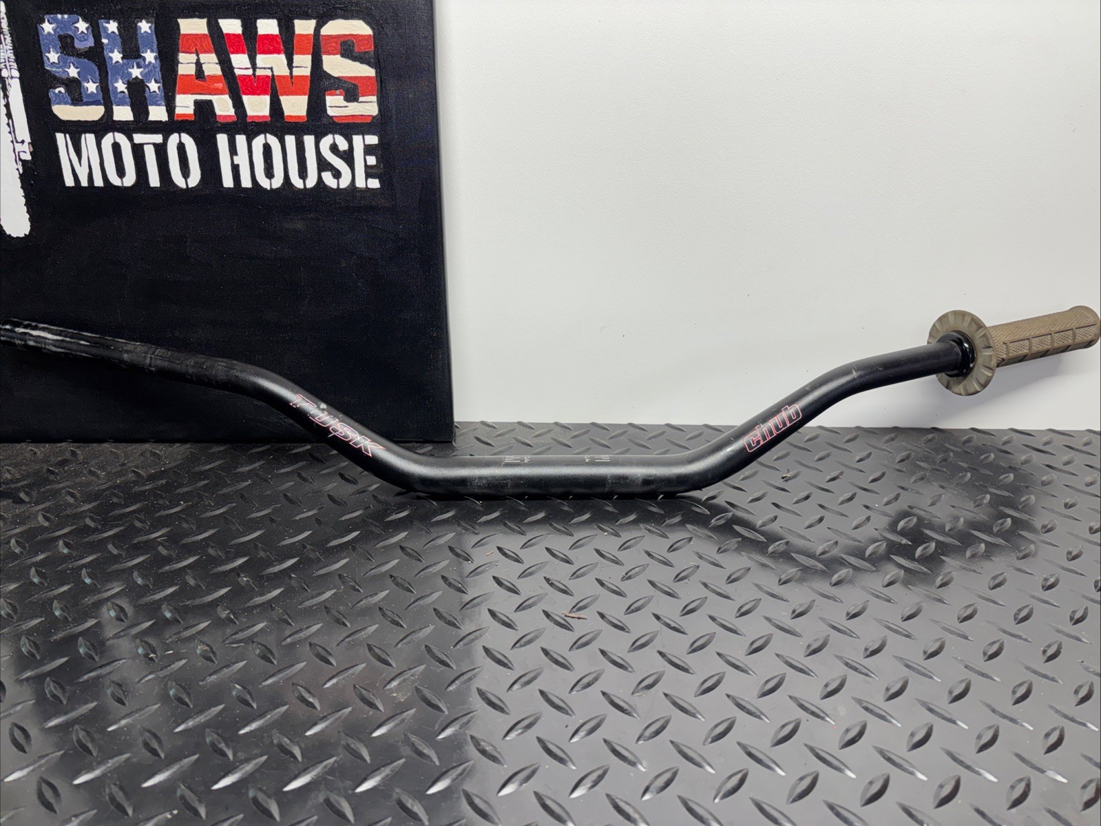 Tusk Chub 1 1/8″ Aluminum Handlebars Cr High Bend Black Dirt Bike MX Handlebar