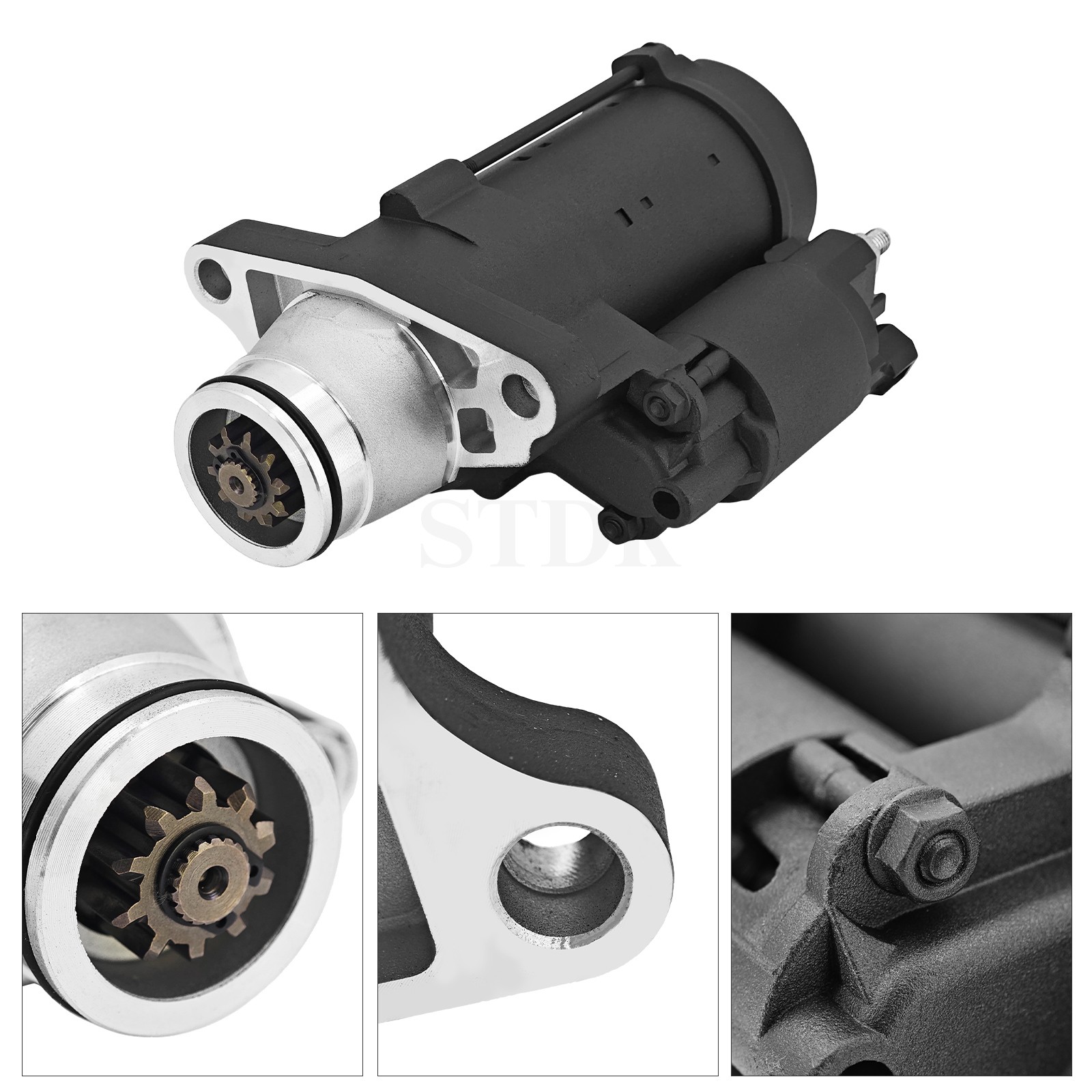 NEW High Torque Starter 80-1017 Fits Black M8 Touring Replacement #31400053