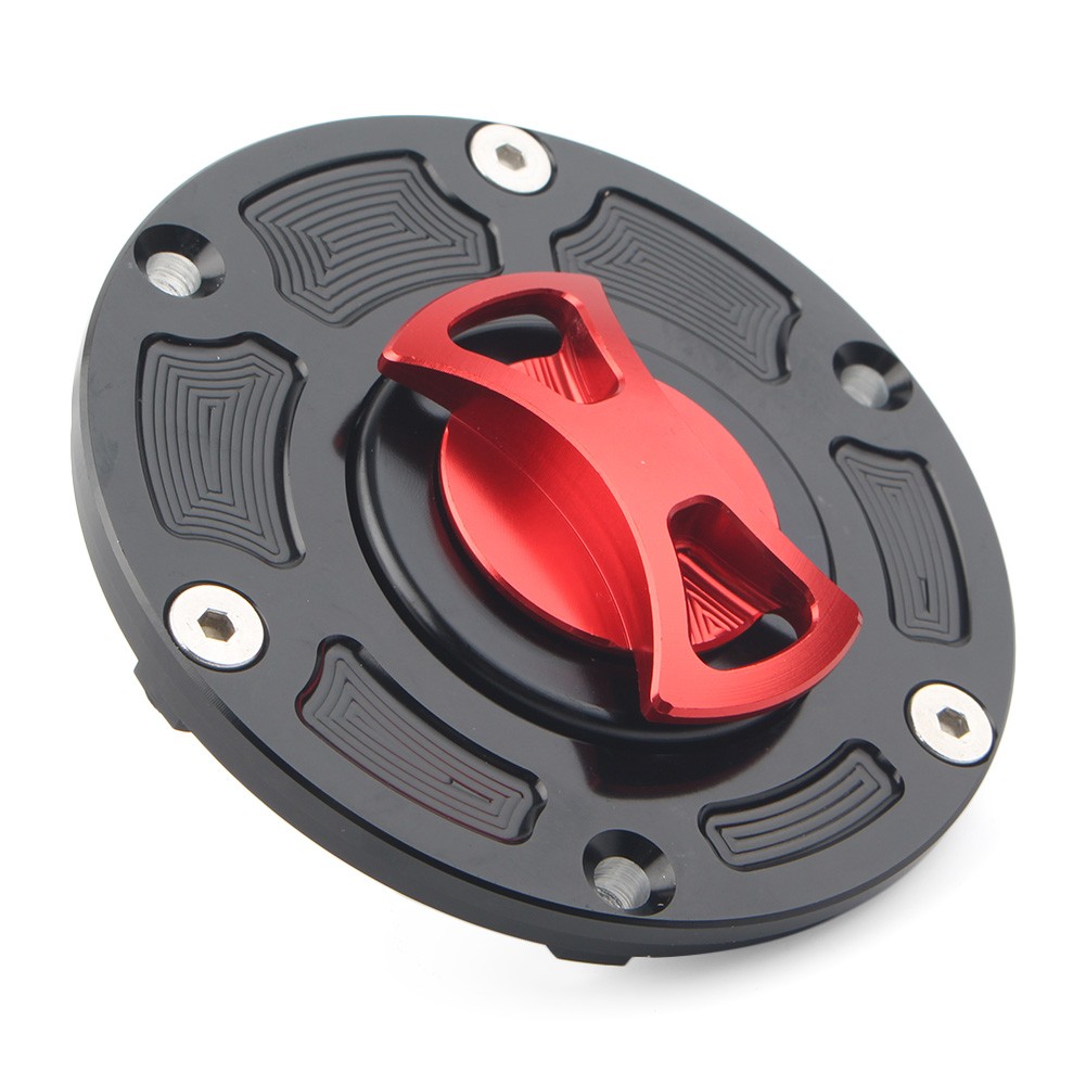1x Fuel Gas Tank Cap Cover For Kawasaki Ninja 250R EX250 08-2012 EX300 13-14 Red