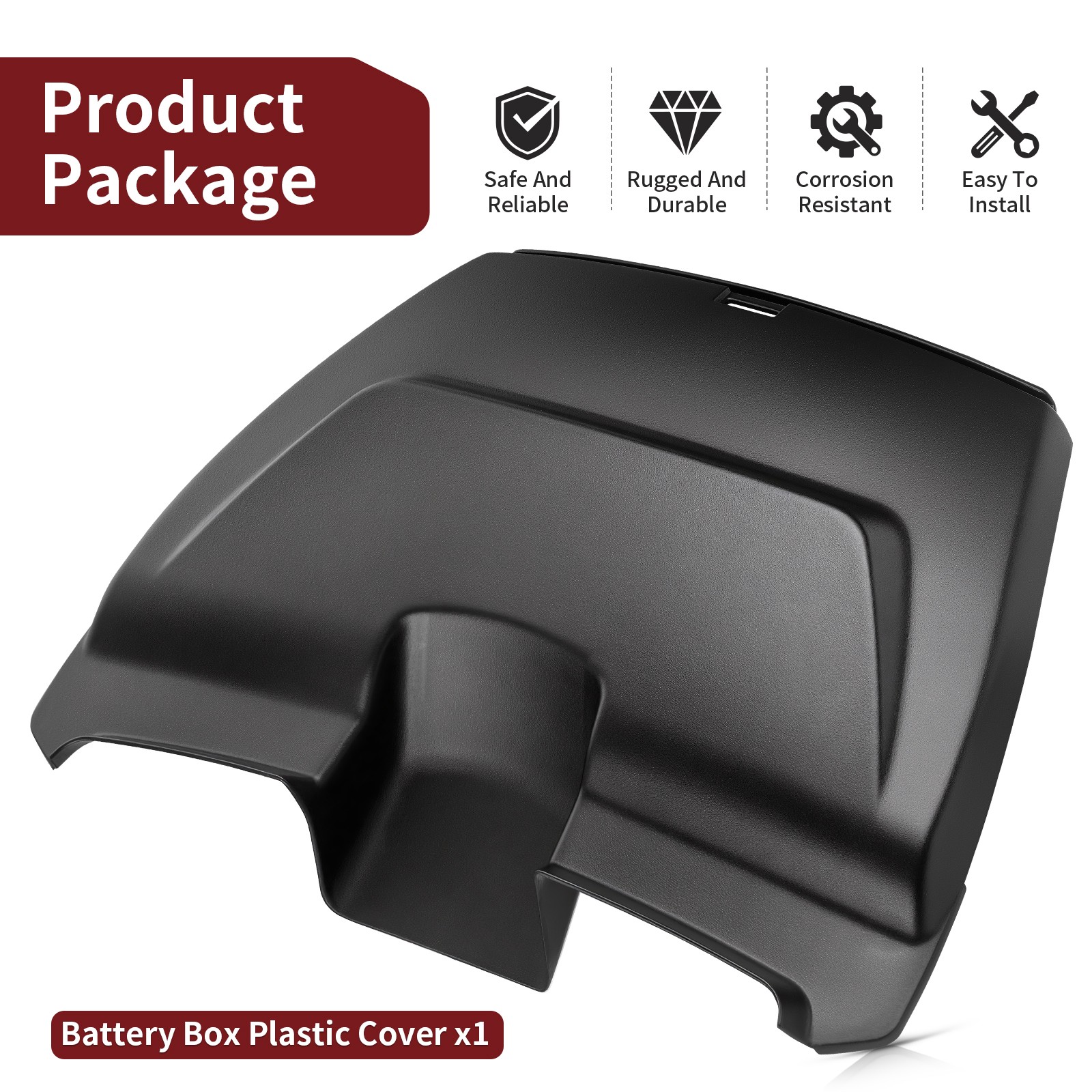 Battery Cover Lid For Honda Rancher TRX420 2007-2014 Foreman TRX500 2012-2013