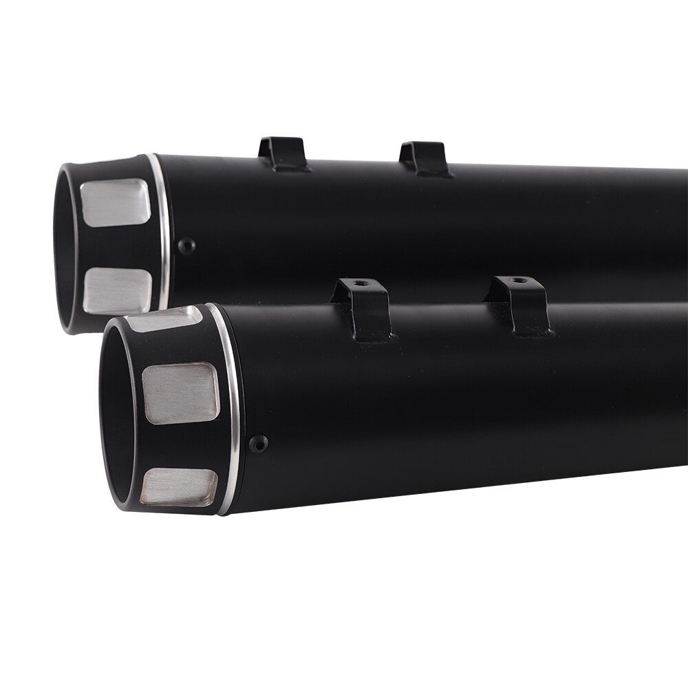 SHARKROAD Exhaust 4.4″ Megaphone For Harley Slip on Mufflers 2017-UP Upgrading