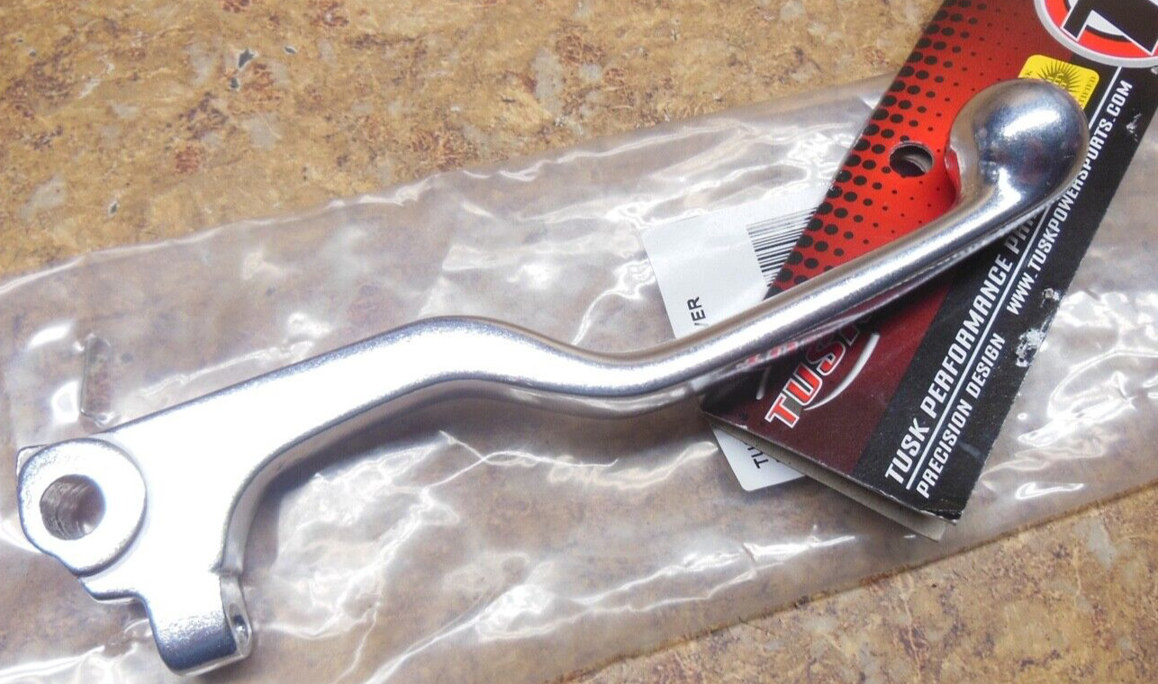 Tusk Right Brake Lever 2003-2009 Suzuki DR-Z 125L DR-Z125L Polished Silver Right