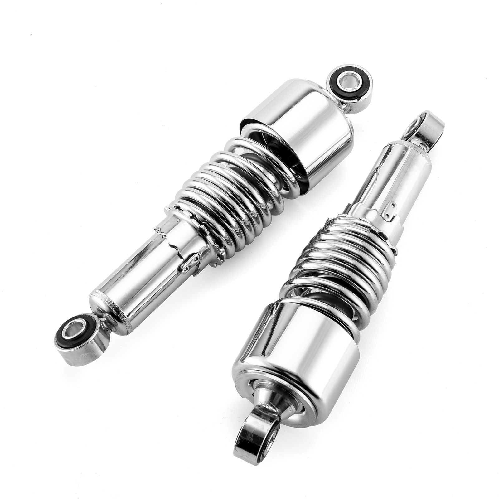Shock Absorbers for Harley Sportster, Iron 883 1200, Lowering 10.5 inch Chrome