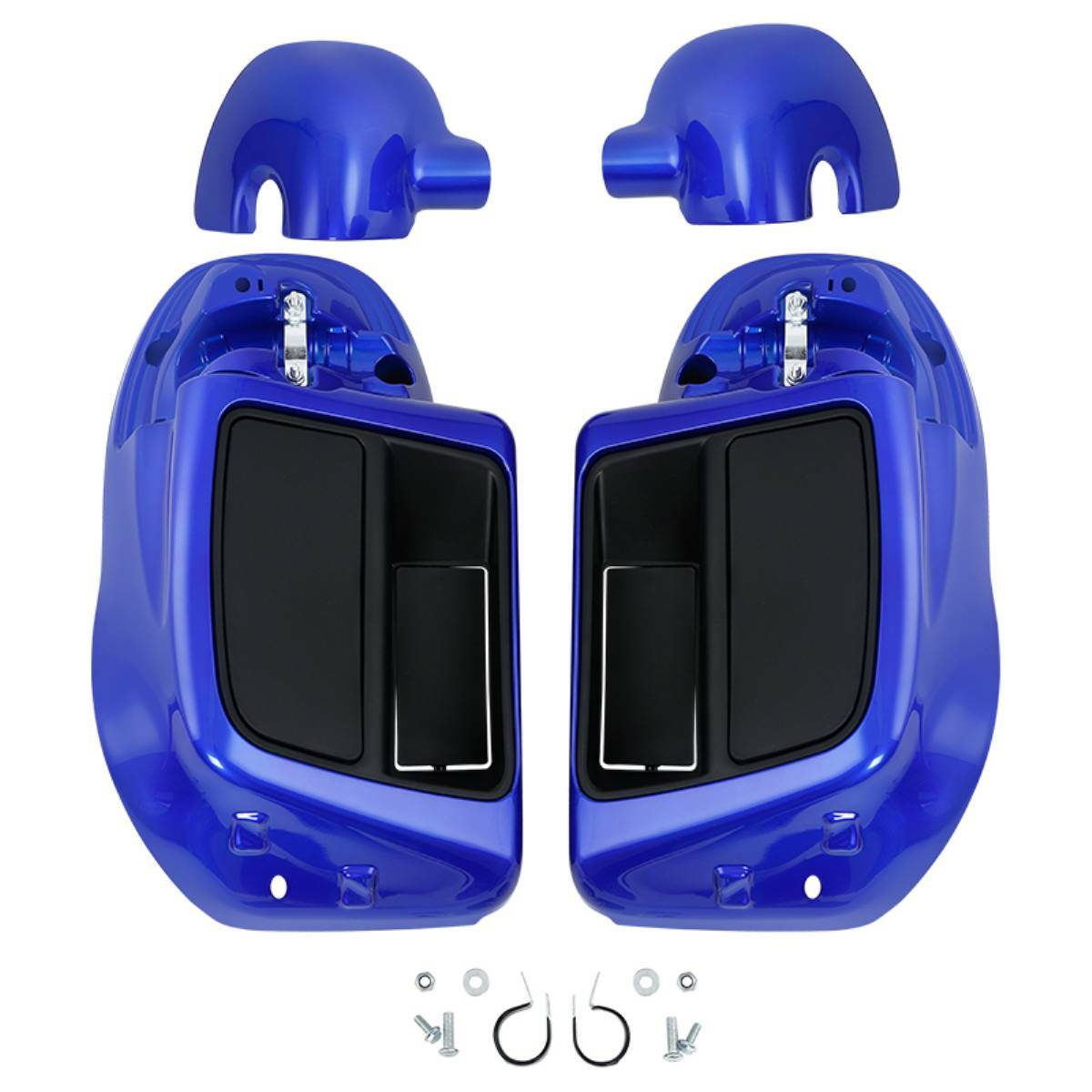 Painted Blue Lower Vented Leg Fairings Fit For Harley Touring Road Glide 14-23