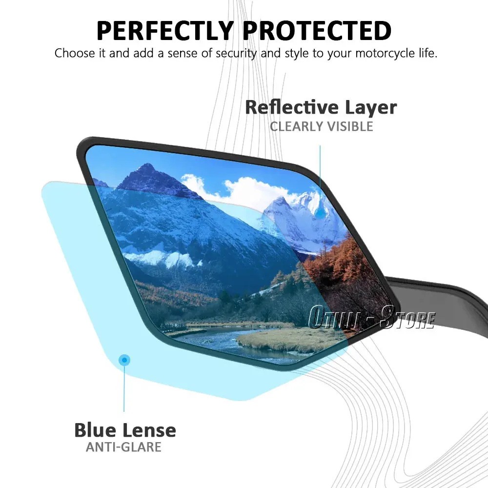 for Honda CBR650R 2019-2025 Gen 2 Winglet Mirrors Motorcycle Accessories