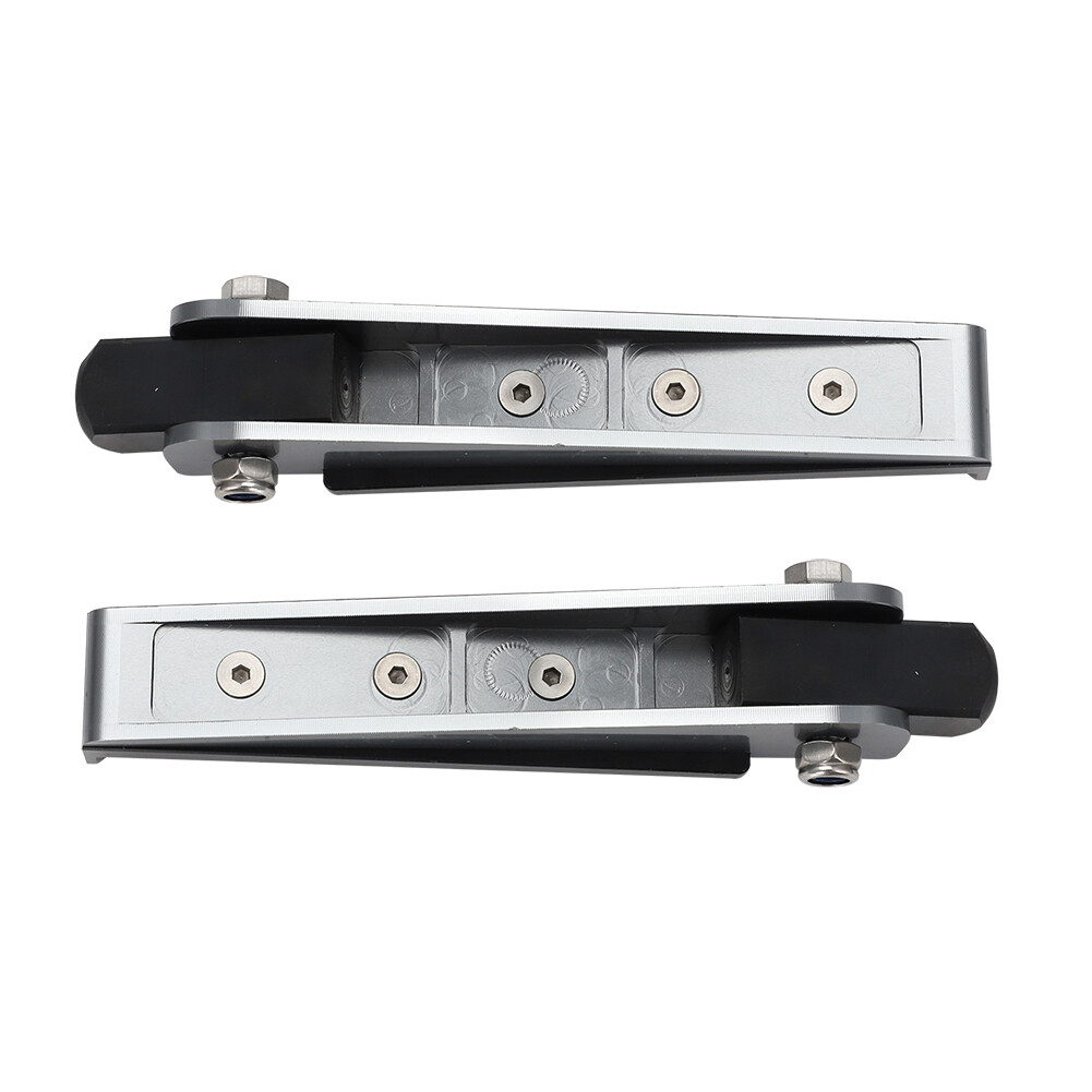 For Yamaha FJR1300 Folding Highway Foot Pegs Footrest & Mounting Plates Aluminum