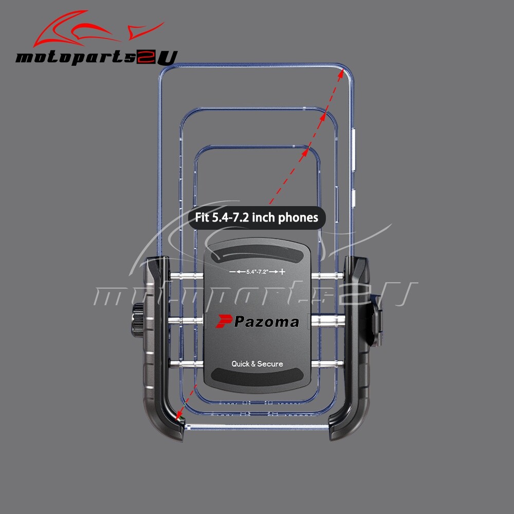 Motorcycle 360 Rotation Phone Carrier Mount Holder For Harley Dyna Softail Trike