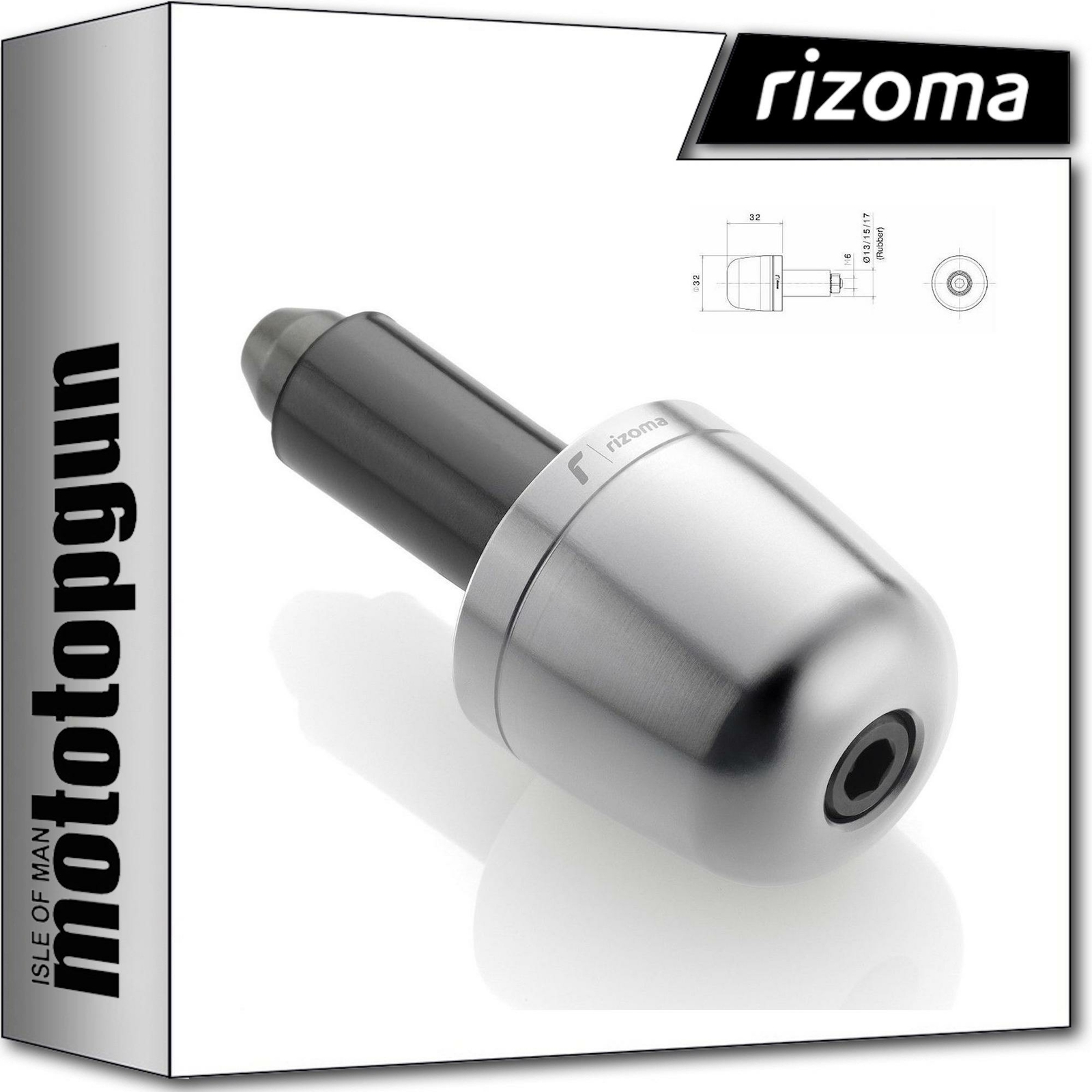 RIZOMA MA303A COUPLE BAR-END PLUGS DUCATI SCRAMBLER SIXTY 2 2015 15 2016 16