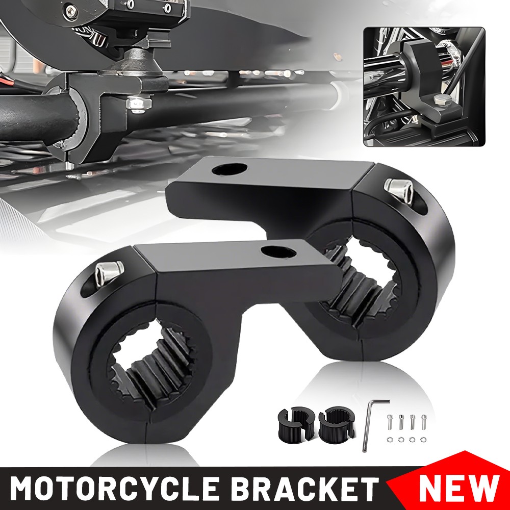 3/4/4.5 Motorcycle Auxiliary LED Light Driving Spotlights White/Amber Fog Lights
