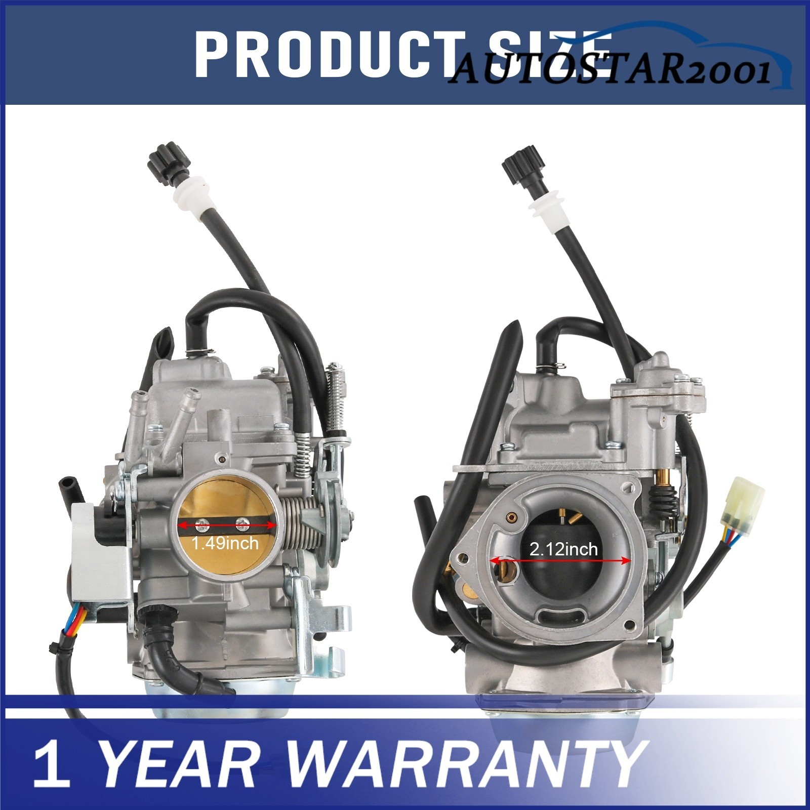 16100-MEA-901 Carburetor For Honda VTX1300T VTX1300R VTX1300 VTX1300C W/ Filter
