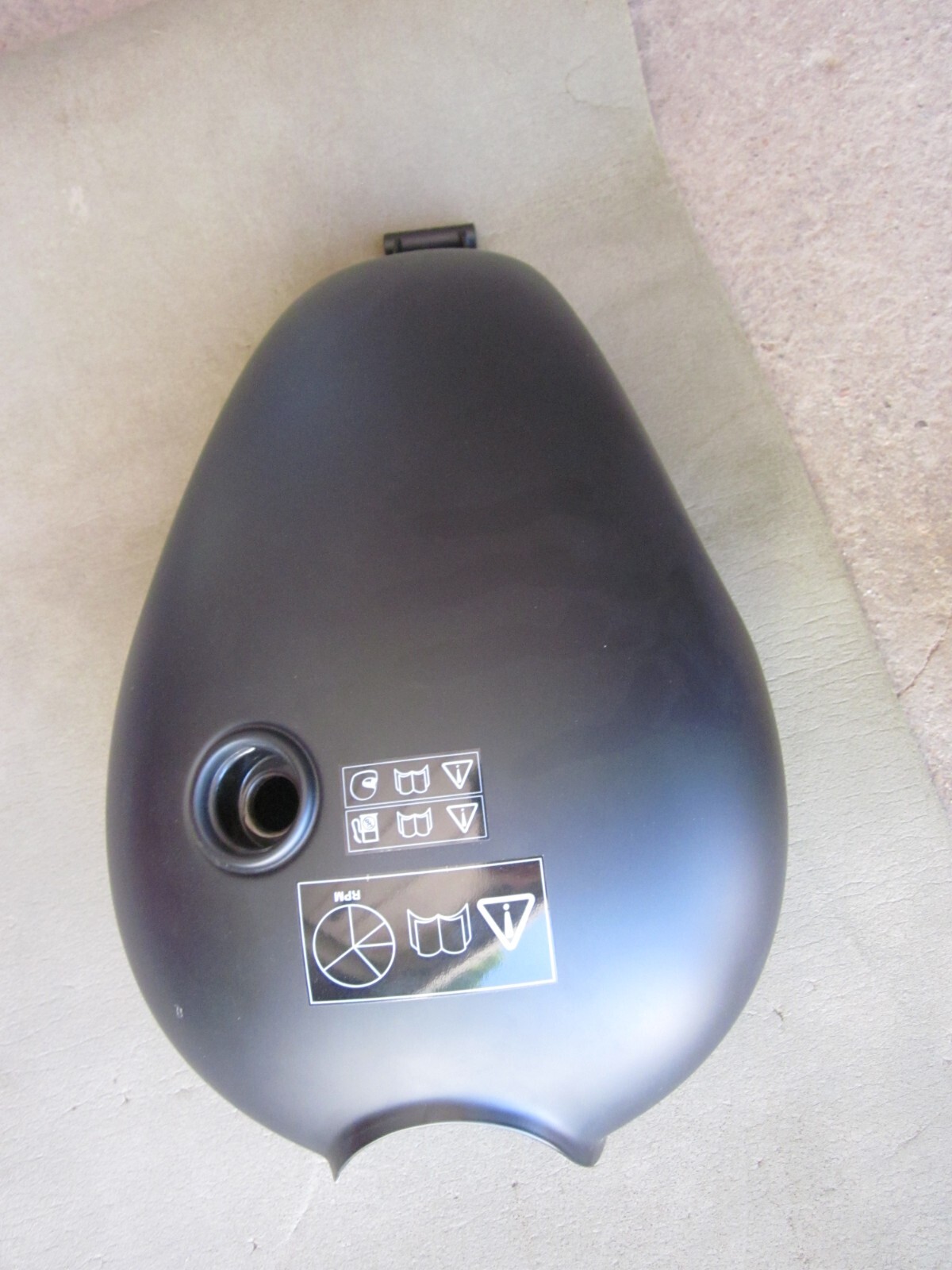 Triumph Street Cup Bobber Gas Fuel Tank Petrol Reservoir black