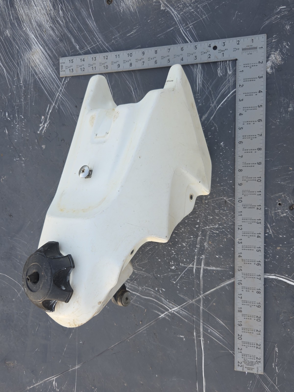 1996-2002 Honda CR80 WHITE 1.3 GALLON GAS TANK