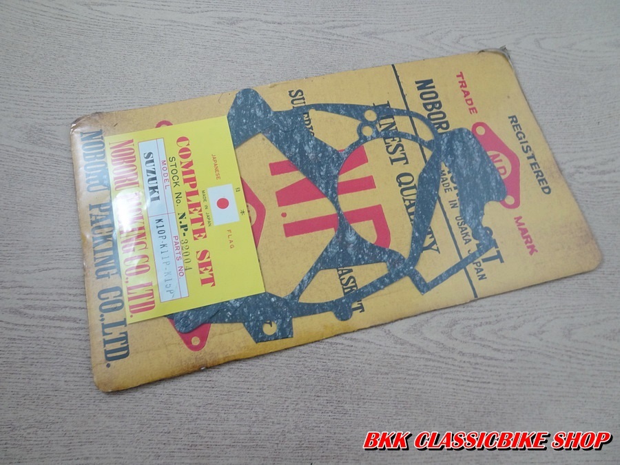 Genuine Suzuki 80cc K10P K11P K15P Complete Gasket Set NP NOBORU NOS JAPAN