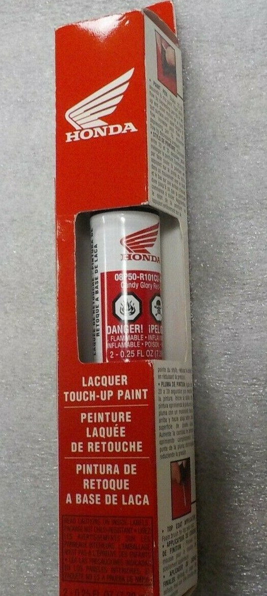 Honda OEM Touch Up Paint Pen Candy Glory Red-U New R101CU