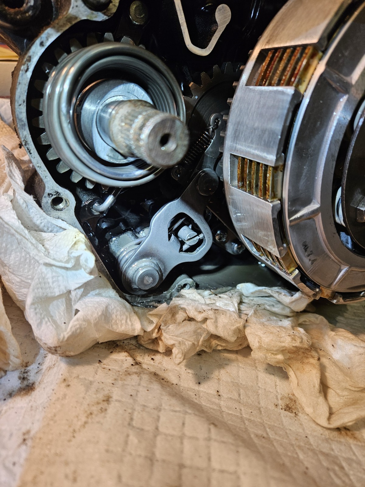 1976 Kawasaki KX250 Engine Motor Complete KX 250 1974 1975 Parts Or Rebuild