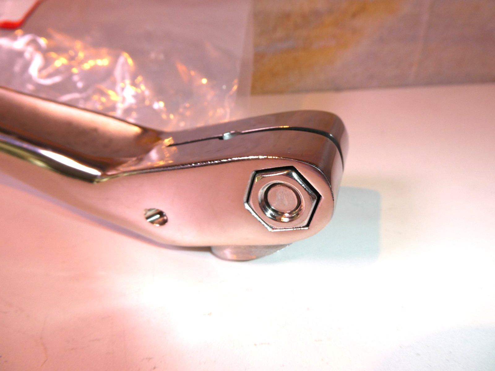Harley Kick Start Arm Polished Stainless Steel Shovel FL FX XL V-Twin 17-0284 F3
