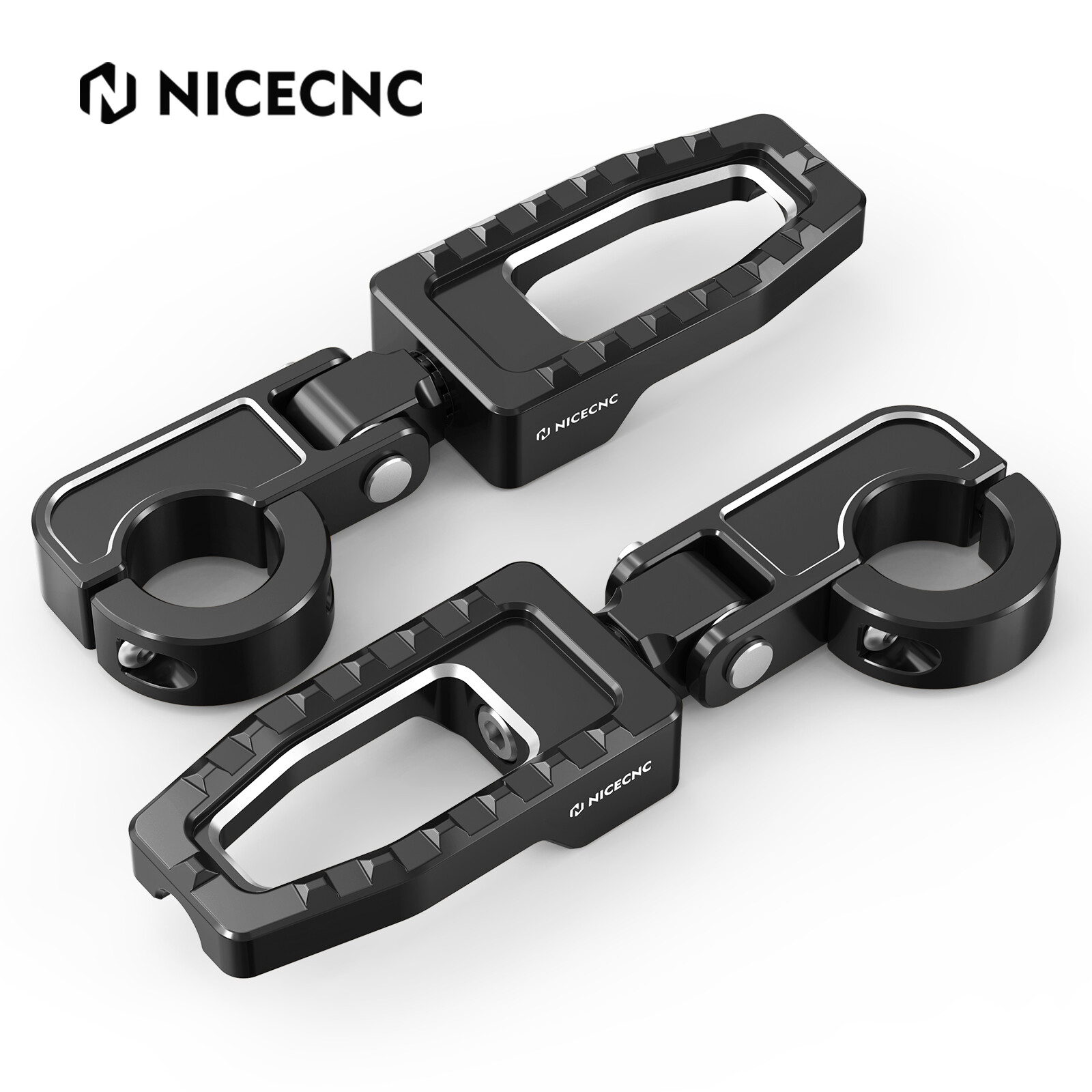 1.25″ Engine Guard Footpegs Footrests For Harley Ultra Limited FLHTK 2014-2023