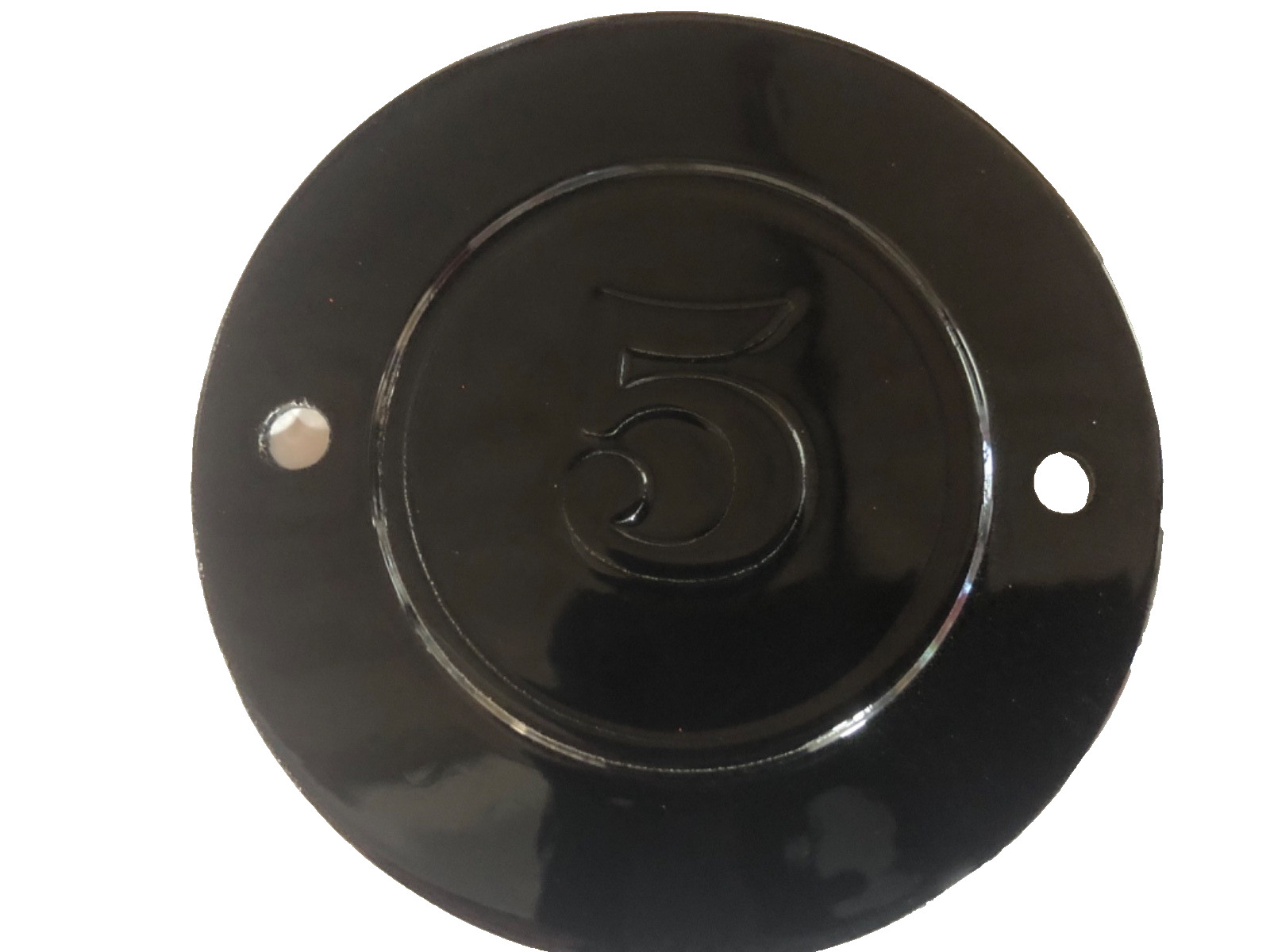 Harley SPORTSTER POINTS TIMER COVER 32506-90 5 SPEED 883 BLACK GLOSS POWDER COAT