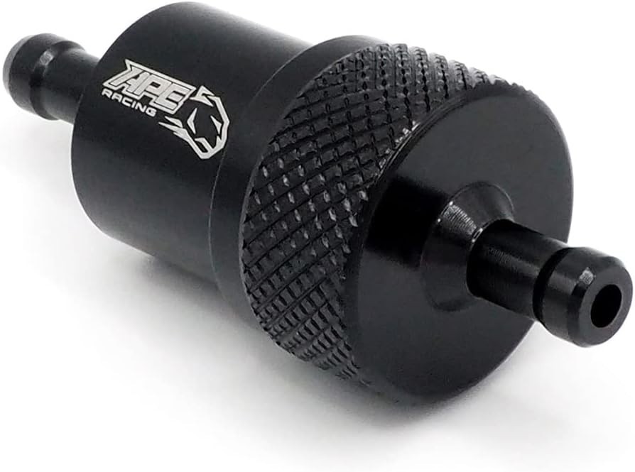 Durable In-Line Fuel Filter for Motorcycles and ATVs – Easy to Install 1/4” Line