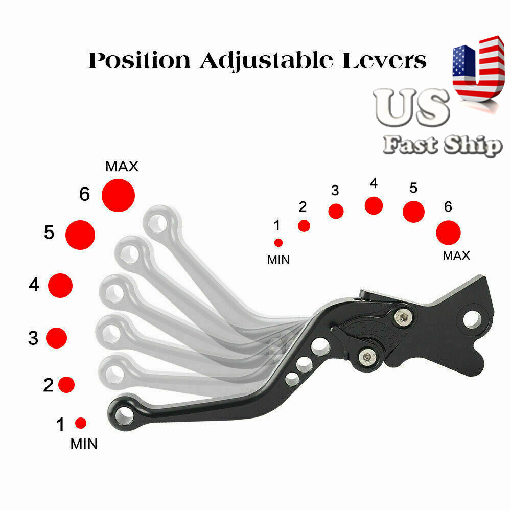 CNC Short Brake Clutch Lever For VERSYS 300X 2017-2020 NINJA400/Z400/KRT 18-2023