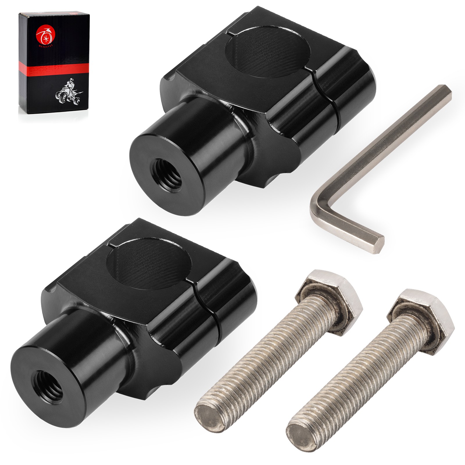 Motorcycle 1″ Inch Handlebar Risers for Dyna Heritage Softail Sportster 883 1200