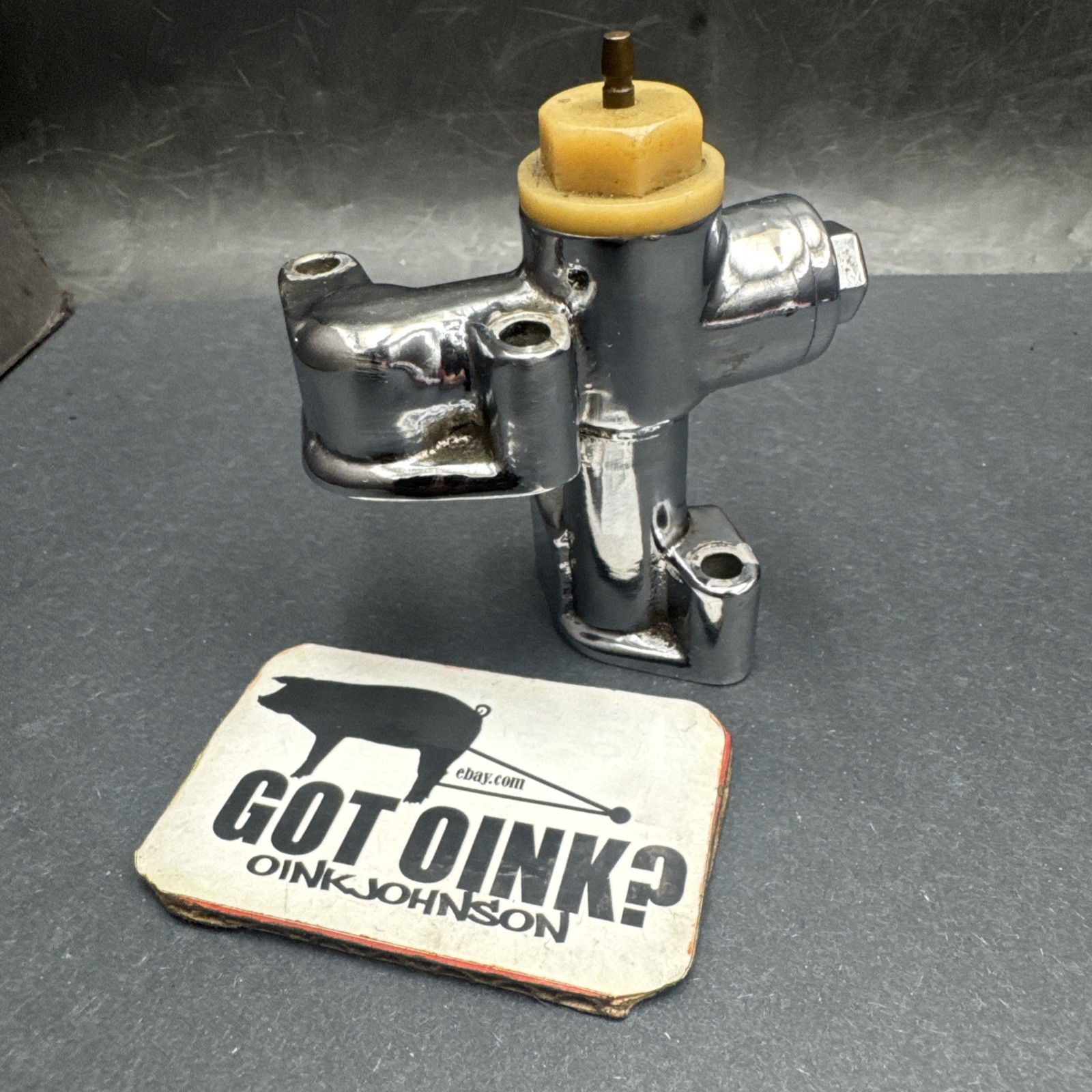 Kawasaki 1973-80 Z1 KZ 900 1000 Z1R OEM Chromed Oil By-Pass Transfer Pipe