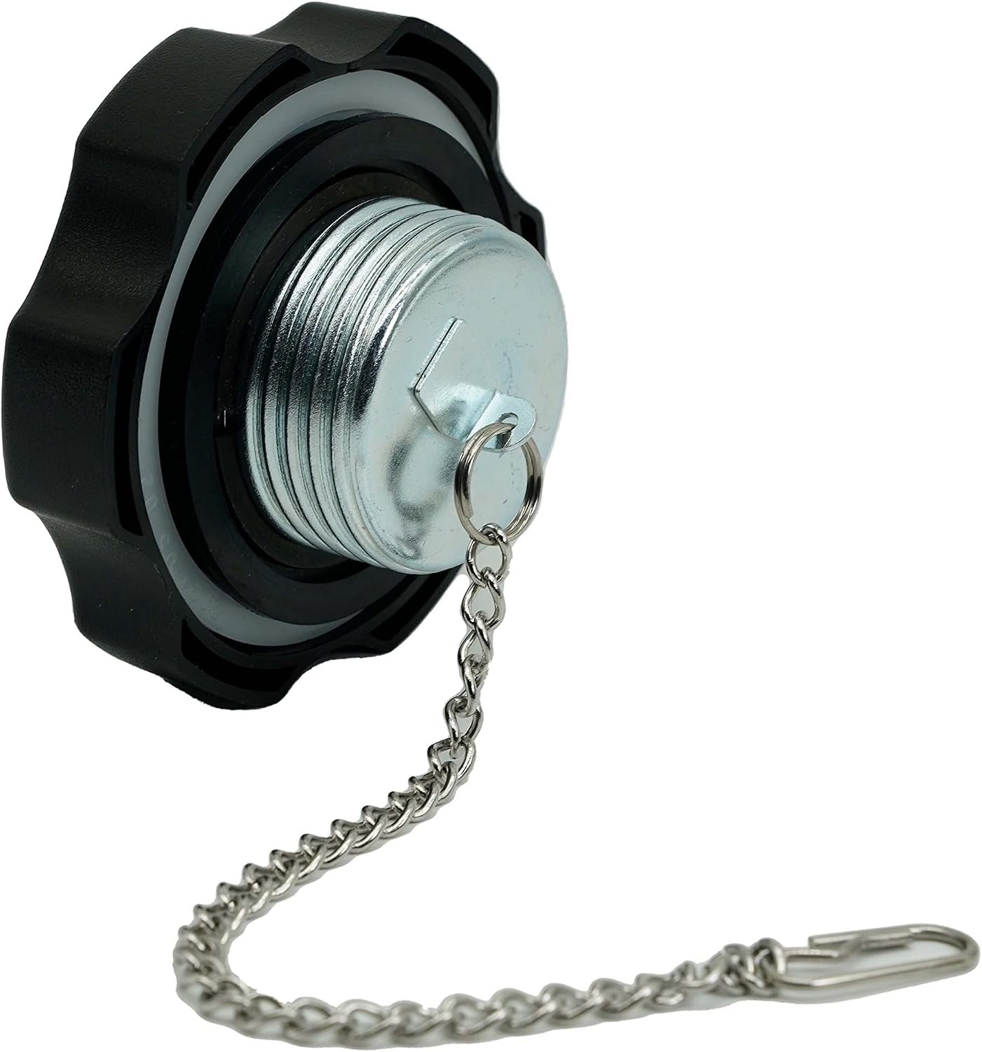 Threaded Vented Screw on Gas Cap w/ Chain for Honda GX200 GX390 Engine