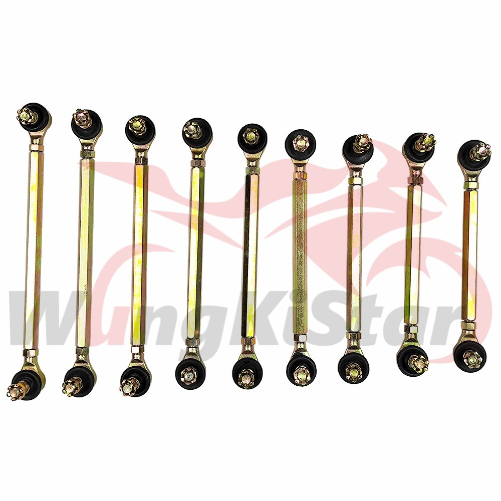 60mm/2.36In Tie Rod M10 Steering Linkage T Style Ball Jointer Left Right Threads