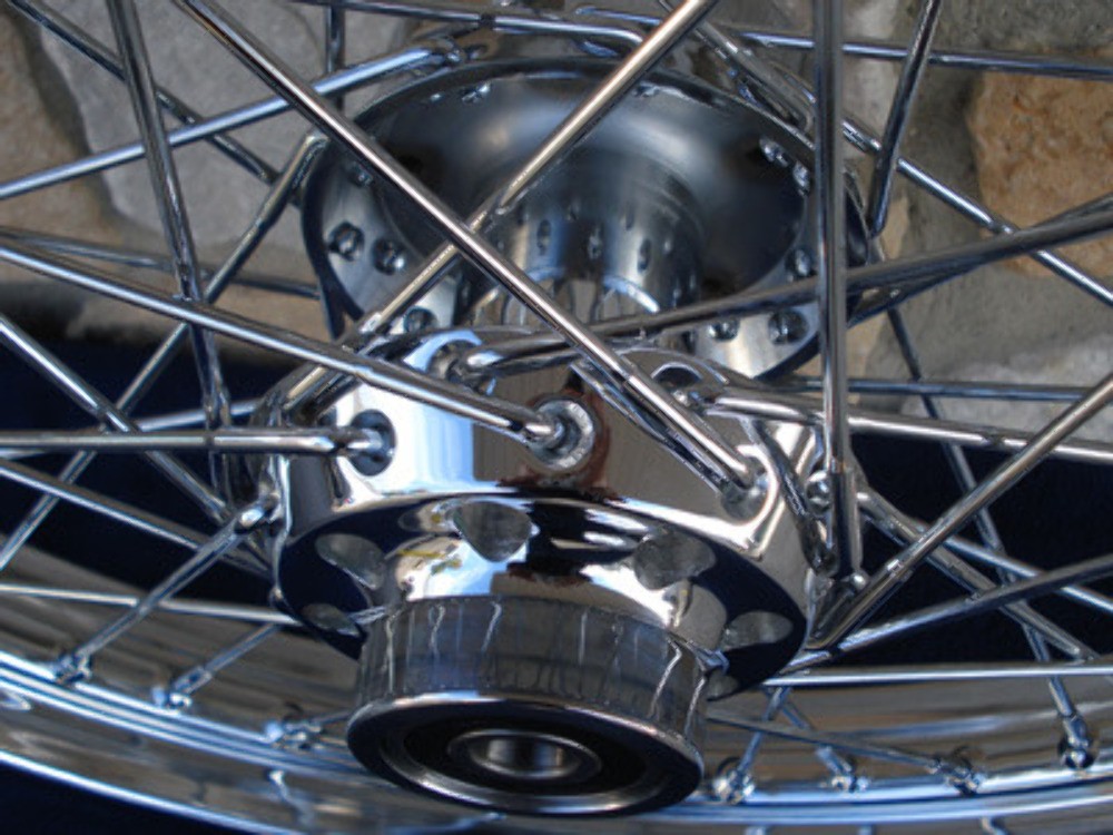 BIKE BUILDERS QUALITY 21X2.15″ 40 SPOKE FRONT FOR HARLEY SOFTAIL DYNA WIDE GLIDE