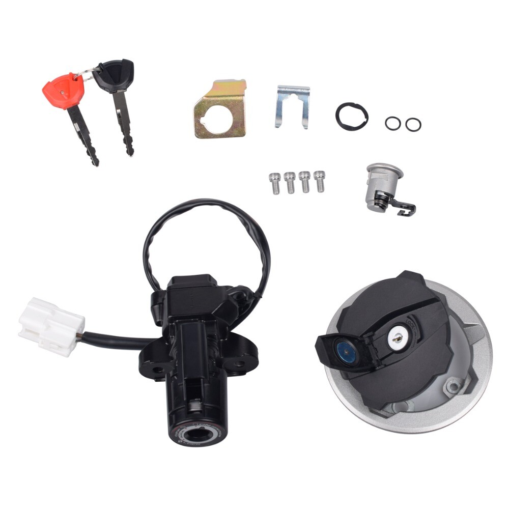 Fit For NINJA400 EX400 Z400 2018-2023 Ignition Switch Gas Cap Seat Lock Set